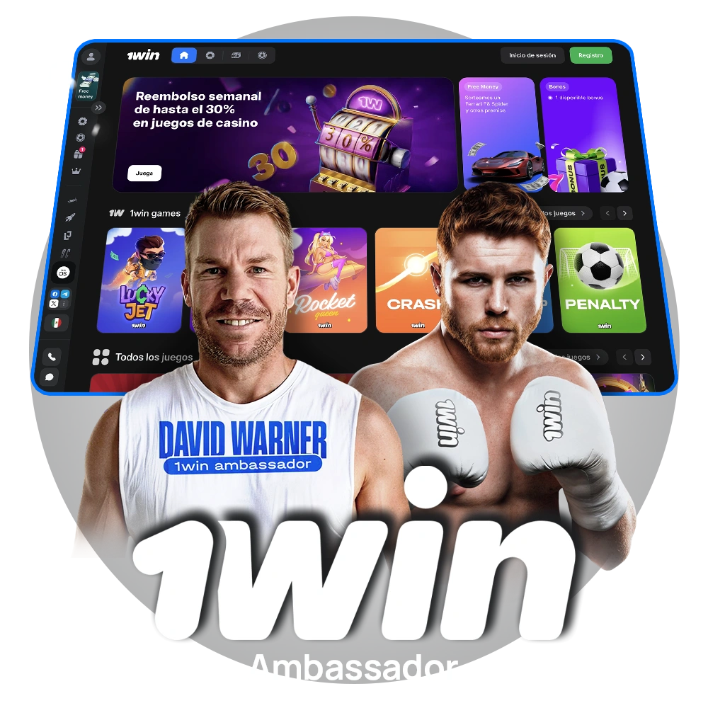 Sigue a los representantes de 1win y únete a su éxito.