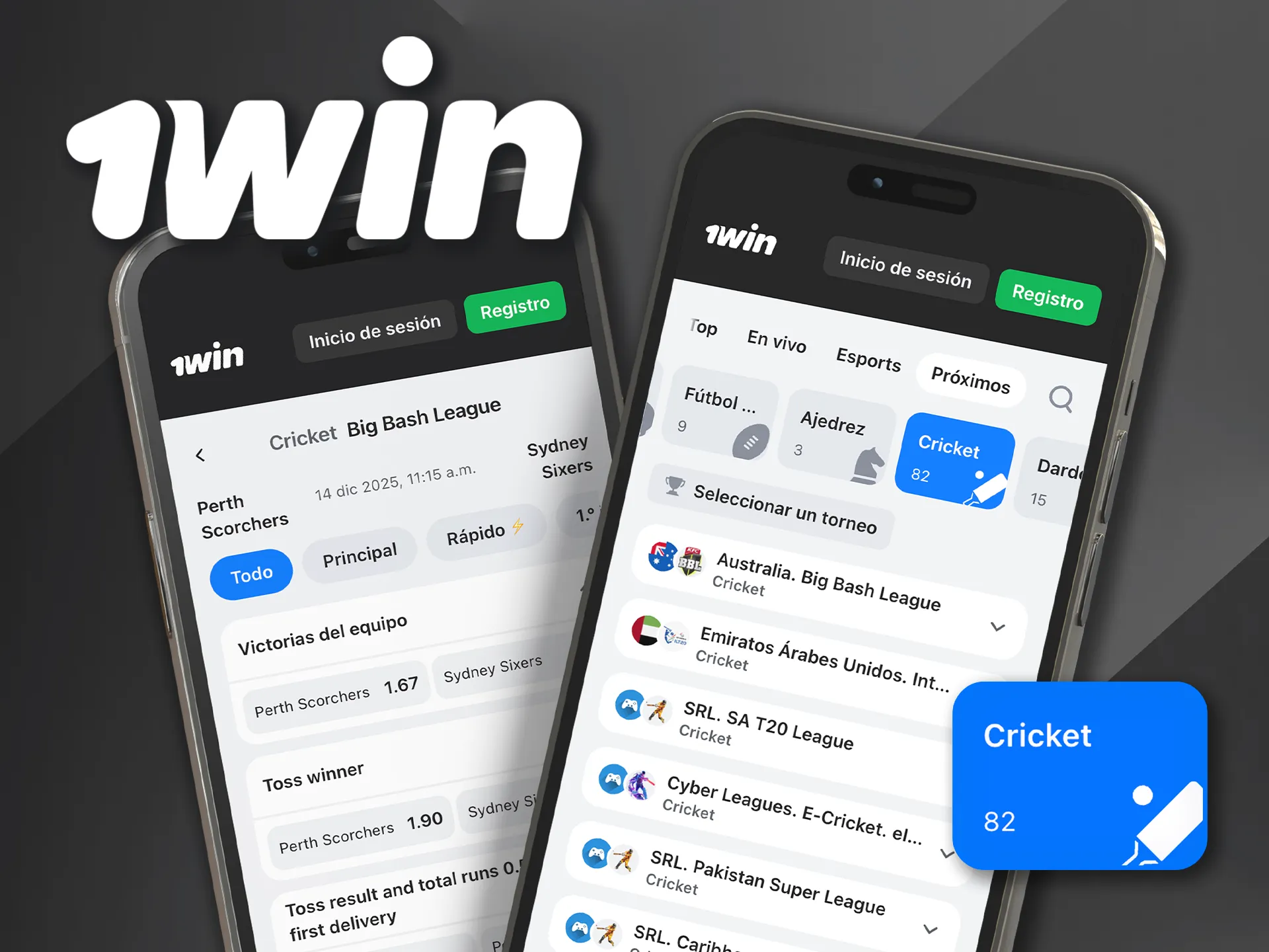 Apuesta en cricket con 1win app desde tu móvil y sigue cada partido.