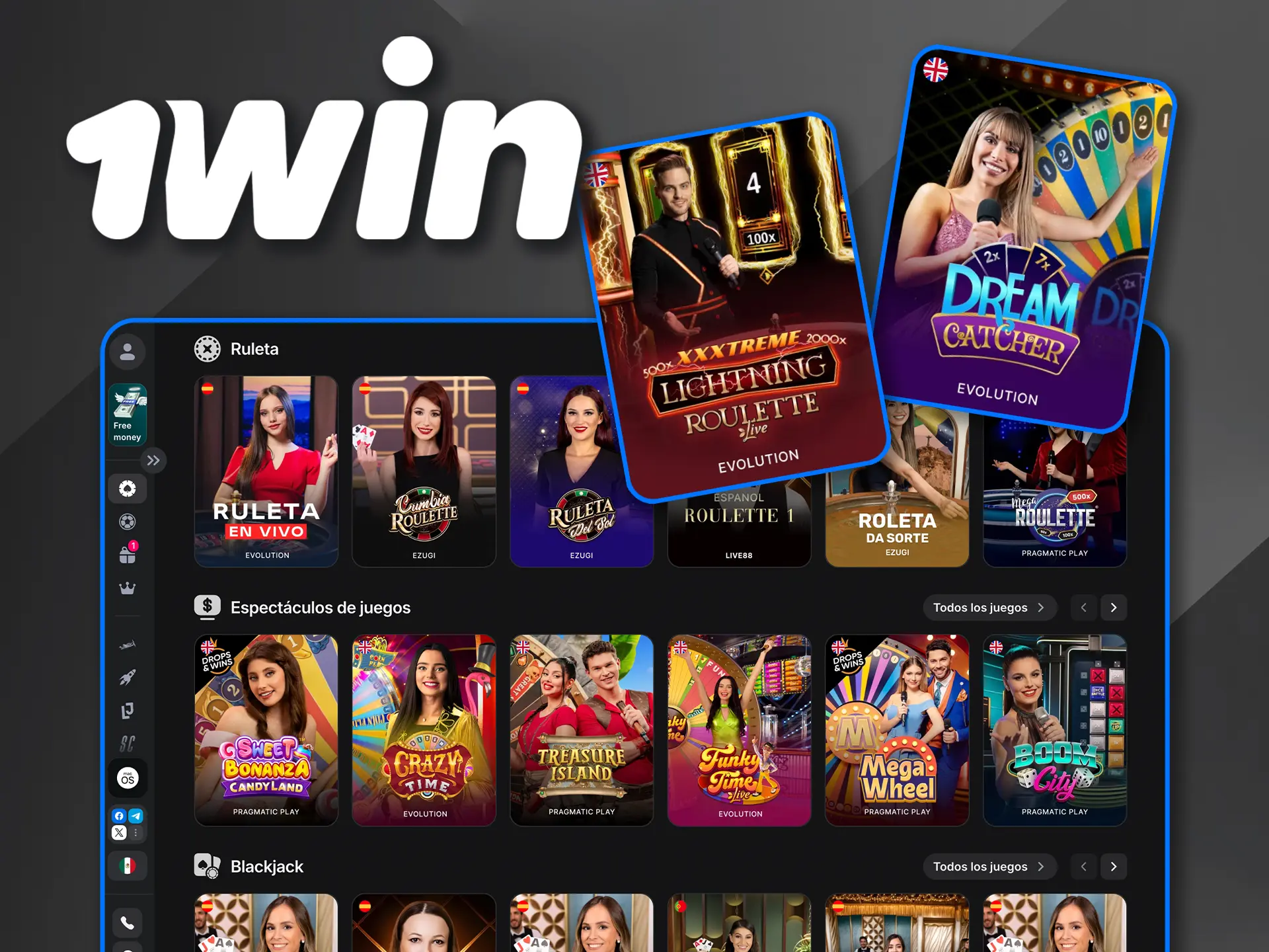 Conéctate al casino en vivo de 1win y disfruta la emoción en tiempo real.