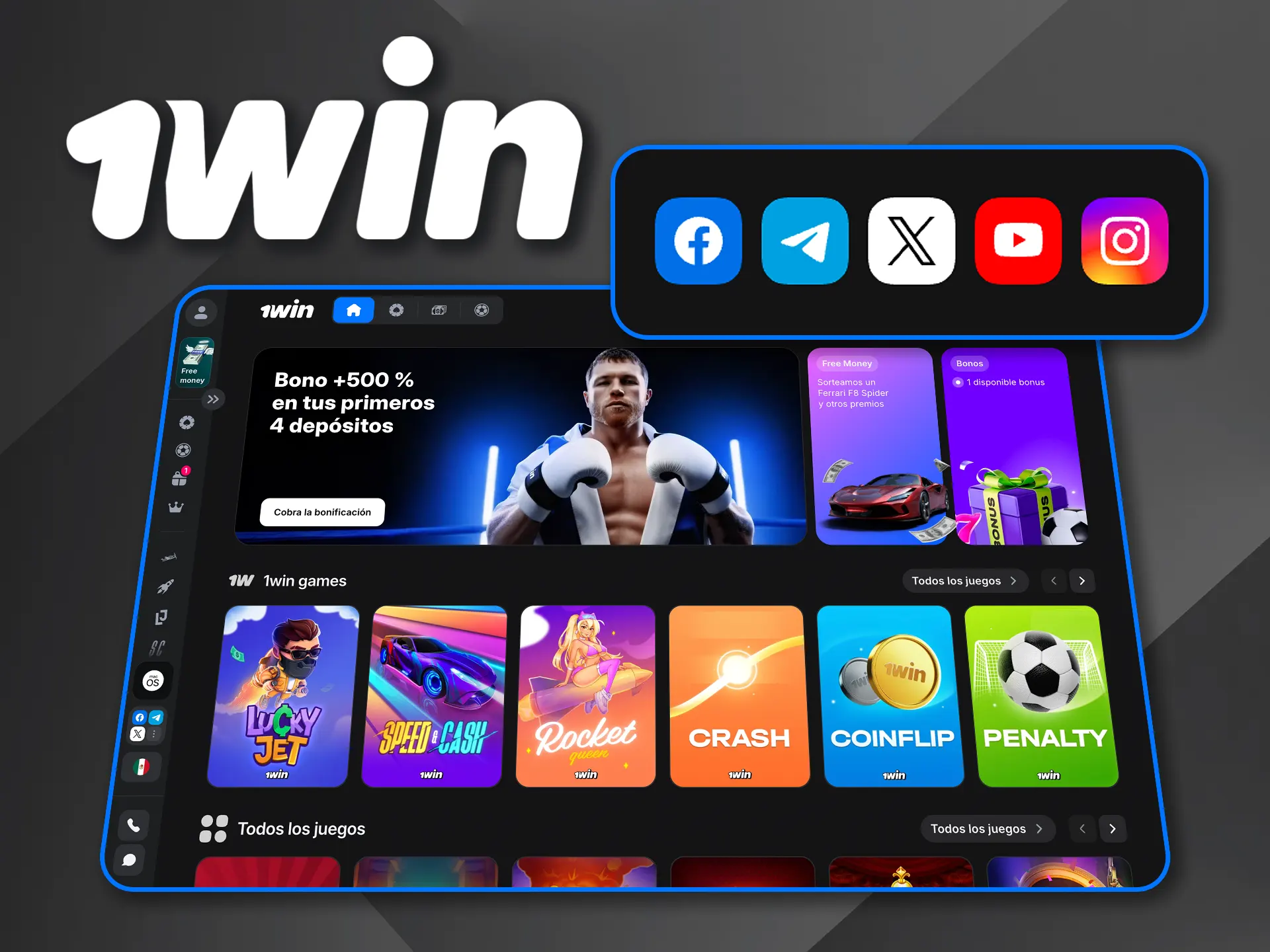 Descubre las últimas novedades de 1win con sus embajadores.