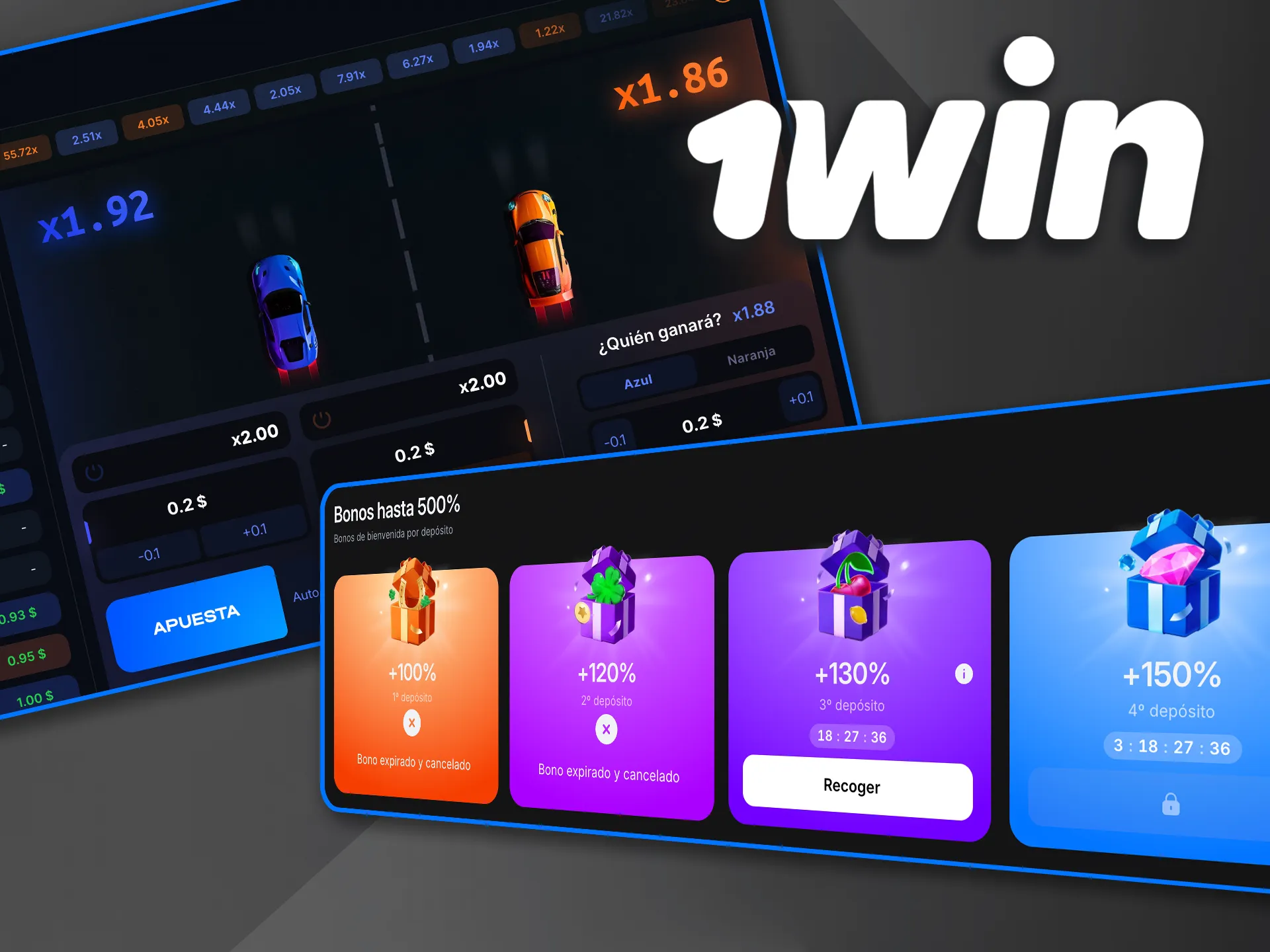 Activa tu bono de bienvenida en Speed and Cash de 1win y empieza con ventaja.