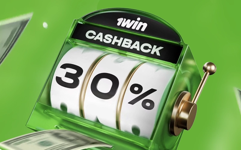 Recibe reembolso semanal en tragamonedas de 1win sin requisitos de apuesta.