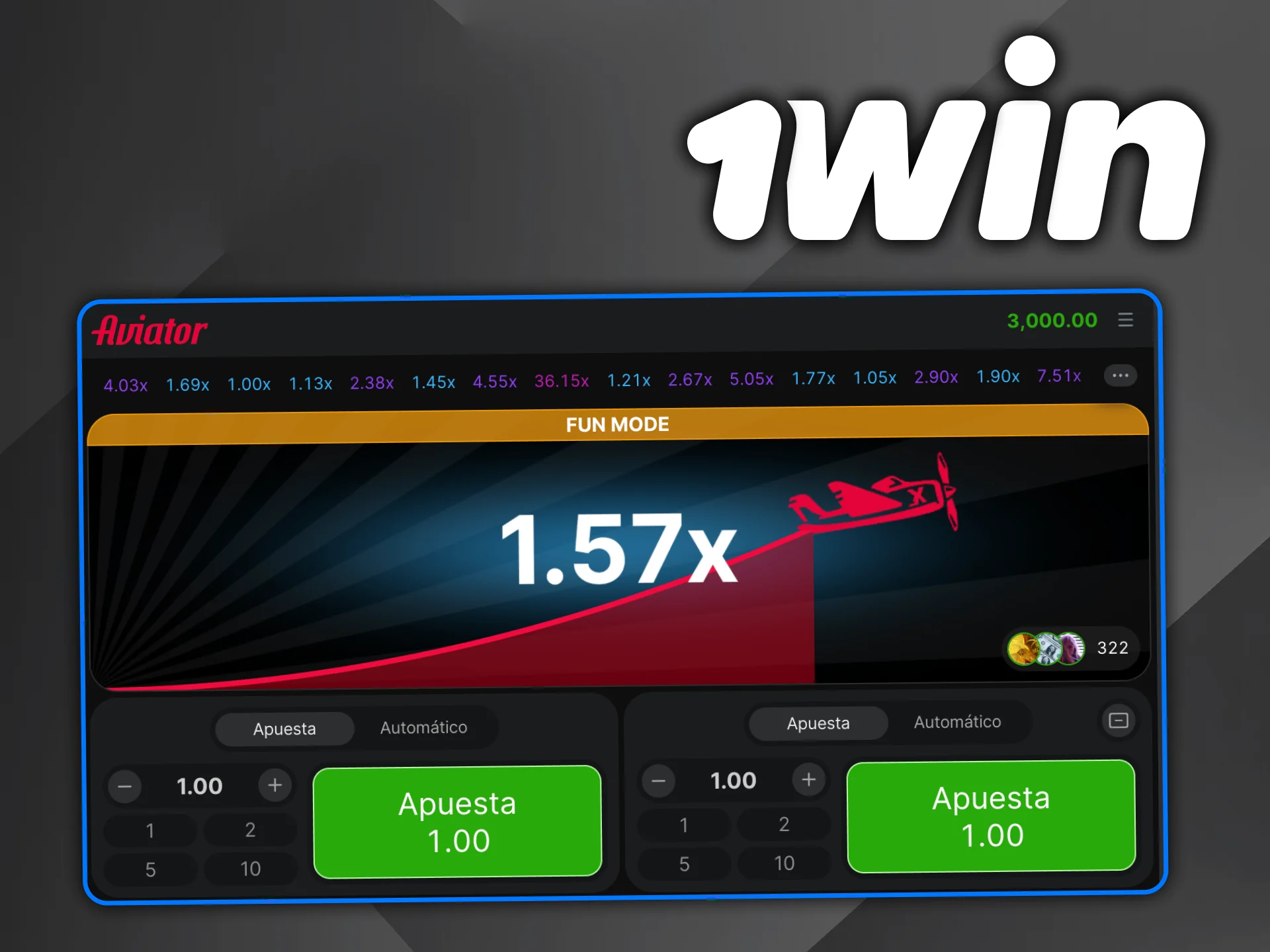 Prueba la demo gratis de Aviator en 1win y aprende la mecánica sin riesgo.