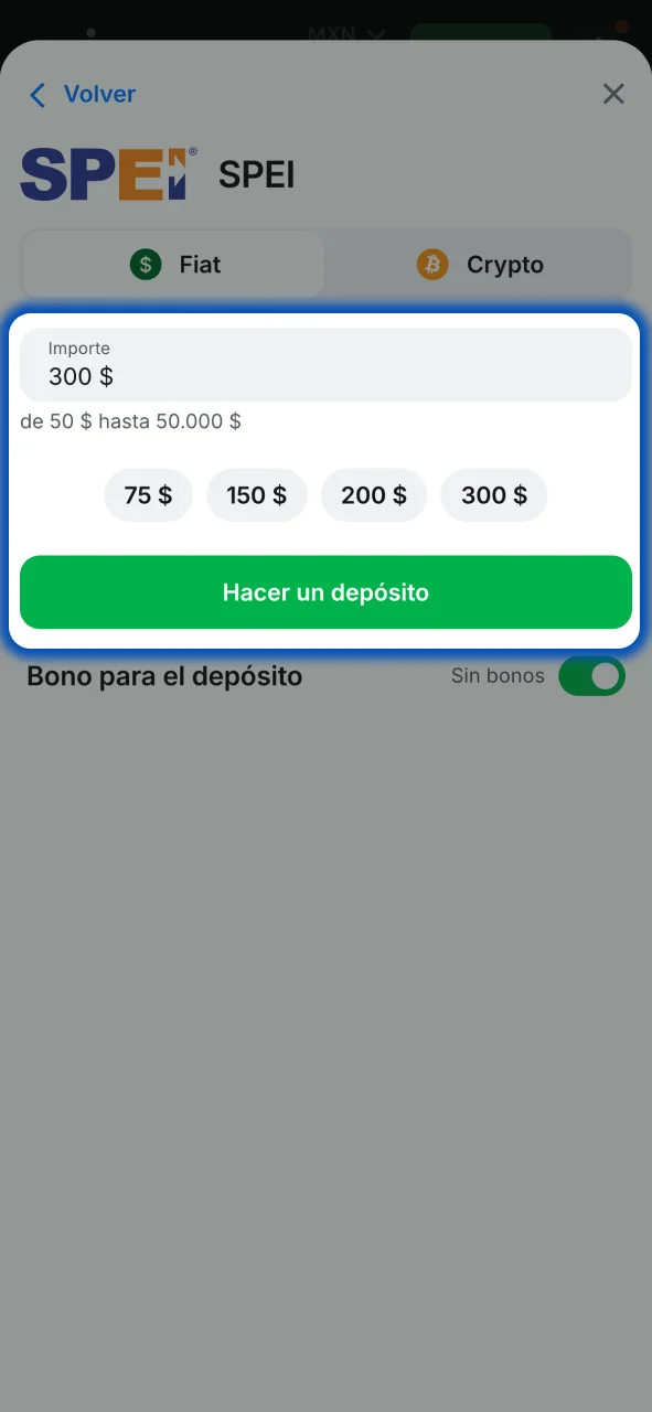 Realice un depósito en 1win y obtenga acceso completo.