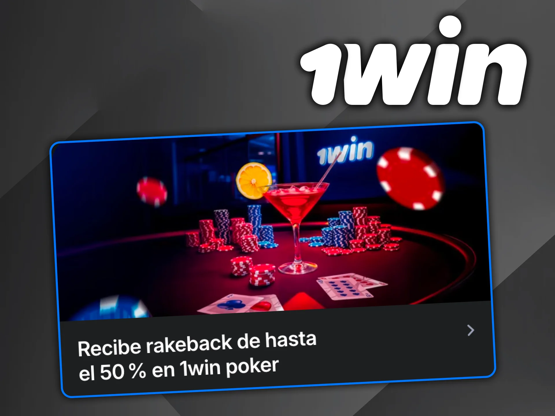 Gana puntos VIP en 1win y aumenta tu reembolso de rake.