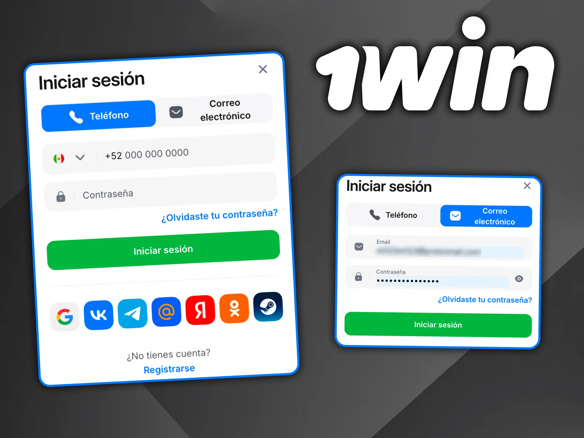 Inicia sesión en 1win y entra a tu cuenta al instante.